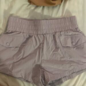 Light purple athletic shorts